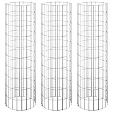 vidaXL 3X Gabionen Hochbeet Steinkorb Pflanzkorb Gabionenkorb Pflanzkasten...