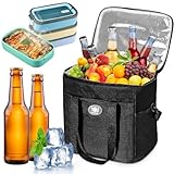 XHYASD Kühltasche Faltbar 16L, Kühlbox Tragbare Eistasche Faltbar,...