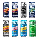 NOCCO BCAA Drink - Variety Pack 8er - BCAA - 105 mg Koffein - Energy Drink - Mix (8 Stck.)