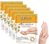 Handmasken, 5 Paar feuchtigkeitsspendende Handschuhe, Peeling-Handmasken, pflegende,...