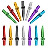 14 Stück Kazoo Set Kazoos Metall Kazoo Metall Aluminiumlegierung Kasu Musikinstrumente in...