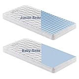 Betten-ABC OrthoMatra Mini-Duo, Babymatratze und Kindermatratze in einem, Oeko...
