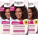 Palette Tönungscreme 3-65 Samtbraun (3 x 115ml), temporäre Coloration ohne...