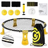 Mookis Blinngoball Outdoor Roundnet Spieleset, Roundnet Set Team Games bestehend aus...