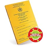 Premium Impfausweis - NEUE AUSGABE 2021 - Internationaler Impfpass Imfpass Impfbuch für...