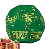 Würfelspiel für Weihnachten – Wechselwürfel für Weihnachtsfeier, Dekorationszubehör...