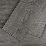 Mysflosy Vinylboden Selbstklebend, PVC Bodenbelag holzoptik wasserdicht, Graue...