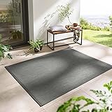 Taracarpet In- & Outdoor Teppich Wetterfest Wohnzimmer Balkon Küchenteppich Flachgewebe...