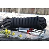 hxoity 14mm Kletterseil 32ft 82ft 164ft 328ft 492ft 656ft Statisches Kletterseil Mit 2...