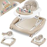 KIDIZ® 4in1 Lauflernhilfe Babywalker Spiel- und Lauflernwagen Gehfrei Schaukelfunktion...