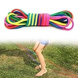 Miayical Gummitwist Kinder für Hüpfspiele, Hüpfgummi 5m lang Gummi Twist,...