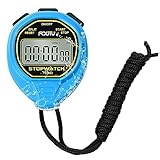 FCXJTU Digitale wasserdichte Stoppuhr, Keine Glocken, Keine Pfeifen, einfache...