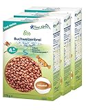FLEUR ALPINE Bio Babybrei Buchweizen 3er Pack - Leckerer Frühstücksbrei | Nahrhaft und...