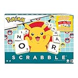 Mattel Games Scrabble Pokémon-Brettspiel, Familienwortspiel mit Zwei...