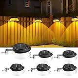 AGOTD Solarlampen für Außen, dachrinnen solarleuchten, 100LM IP55 Warmweiß...