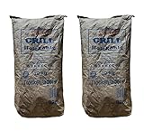 Heinrichs Agrar 20 kg Premium Holzkohle, Grillkohle mit extra Langer Brenndauer, Starke...