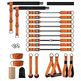 Pilates-Stange mit Widerstandsbändern, multifunktionales Fitnessgerät, komplettes...