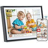 Digitaler Bilderrahmen WLAN 10,1 Zoll, 1280 x 800 HD IPS-Touchscreen Elektronischer...