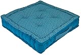 Alphadeco Dickes Bodenkissen Lara 10cm hoch - Stuhlkissen Matratzenkissen...