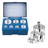 Trimming Shop Kalibrierung Gewicht Set, Präzisionsstahl Kalibrierung Gram-Skala mit...