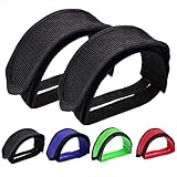 outgeek 1 Paar Bike Pedal Straps Pedal Toe Clips Straps Klebeband für Fixed...