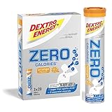 DEXTRO ENERGY ZERO CALORIES ORANGE - 3x20 Brausetabletten (3er Pack) - Zusatz von Natrium,...