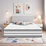 Matratze 90 x 200 cm, Taschenfederkernmatratze Höhe 25 cm, Öko-Tex Zertifiziert,...