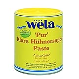 Klare Hühnersuppe 'Pur' - wela 1/1 Dose, Hühnerbouillon Paste für 40L,...