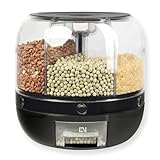 Schramm® Müslispender 360° drehbar mit 6 Kammern á 1000ml Fassungsvermögen...