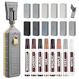 Laminat Vinyl Reparaturset,11 Farben Hartwachs und 8 Farben Holzmarker mit...