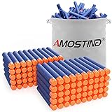 AMOSTING 100 Pfeile für Nerf Elite 2.0 mit Kordelzugbeutel, Ersatzpfeile Munition Foam...
