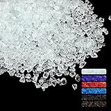 1,5 LB Glas Kies Stein 3-6 mm Glitter Kies Stein Glanz Reflektierendes...