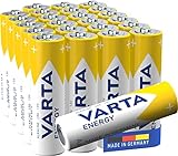VARTA Batterien AA, 24 Stück, Energy, Alkaline, 1,5V, Verpackung zu 80%...
