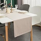 Simurq Tischläufer Modern | Tischläufer Abwaschbar – Wasserabweisend -Lotuseffekt |...