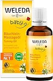 WELEDA Bio Baby Bäuchlein Massageöl, Naturkosmetik Massage Öl gegen Bauchschmerzen und...
