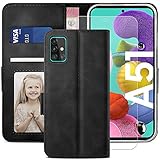 YATWIN Handyhülle Kompatibel mit Samsung Galaxy A51 Hülle +1 Stück Panzerglas...