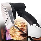 Elektrischer Kebab-Schneider mit 2 Klingen, Shawarma-Schneider, tragbares Gyros-Messer,...