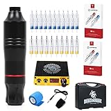 Dragonhawk Tattoo Maschine Set, Kit mit Rotary Tattoo Pen 20 pcs Cartridges...