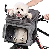 Ownpets Hund Fahrrad Korb Tasche Haustier Tragetasche, Hund Autositz mit...