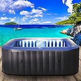 Whirlpool aufblasbar BRAST® MSpa Tekapo für 4 Personen 158x158cm In-Outdoor Pool 108...