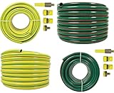 All4You Gartenschlauch 1/2 , 3/4 1 '' Zoll - Länge:20m 30m 50m Farbe: Gelb /...
