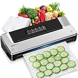 Bonsenkitchen Vakuumiergerät, Vakuumierer Folienschweißgerät für Sous Vide Kochen und...