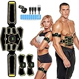 AILEDA Bauchmuskeltrainer,EMS Muskelstimulation Elektrostimulation ABS...