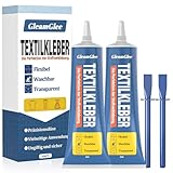 100 ml Textilkleber, Wasch- und bügelbeständig Stoffkleber Textilkleber,...