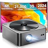 ULTIMEA Beamer 4K Heimkino Unterstützt, 700 ANSI-Lumen mit Hindernisvermeidung,...