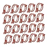 BESPORTBLE 200Stücke Pflanzenclips Set Braune Garten Fixierclips für Tomaten und Gemüse...