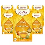 Yogi Tea - Für die Sinne, Pures Glück Ayurvedischer Bio-Kräutertee mit ätherischen...