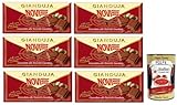 6x Novi Cioccolato alle Nocciole Gianduia Tafel Haselnussschokolade Gianduja mit Reinem...