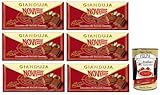 6x Novi Cioccolato alle Nocciole Gianduia Tafel Haselnussschokolade Gianduja mit Reinem...