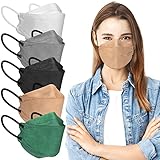 KKmier FFP2 Maske Bunt 30 Stück FFP2 Maske Fischform CE Zertifizierte FFP2 Fischmaske...